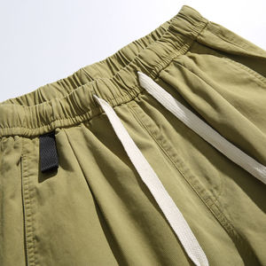 Custom Men's Casual Printed Lightweight Loose Fit Corduroy Jogger Sweatpants with <b>Elastic</b> <b>Waist</b> and Logo - Product Image 5