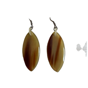 Buffalo Horn Cuff <b>Earrings</b> Unique <b>Wings</b> Design Handmade Eco-Friendly Modern for Girls' Wedding Fashion Accessory - Product Image 4