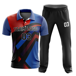 Customized Professional Cricket Jersey Price Sublimation T-Shirts Uniform Custom Jersey Cricket <b>Maker</b> - Product Image 1