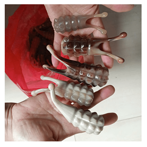 Horn scalp <b>massage</b> natural buffalo horn material for salon <b>massage</b> and scalp grooming Vietnam supplier - Product Image 2
