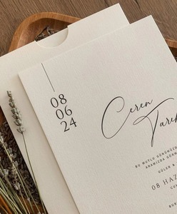 Tarjetas de Invitación de Lujo Personalizadas Más Vendidas con Estampado en Relieve para Invitaciones de Bodas y Eventos, Suministro Disponible en Todo el Mundo - Product Image 5