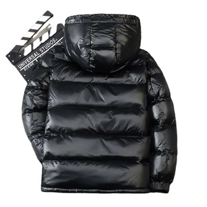 Men's Warm Winter Jacket Shiny <b>Coat</b> Hood Blue Duck Down Brand Detachable <b>Hat</b> Male Overcoat 2025 Thermal Puffer Jacket Men - Product Image 3