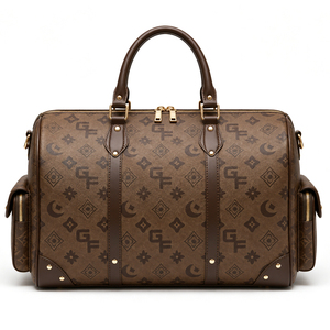 Bolsa de Viaje de Diseño Personalizada de Alta Calidad y Gran Capacidad, Material de Cuero PU, para Gimnasio y Viajes de Fin de Semana, Bolsa de Viaje Unisex - Product Image 1