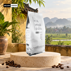 Café moulu Robusta torréfié foncé aromatisé à la noisette, haute extraction, sac de 1 kg - Product Image 5