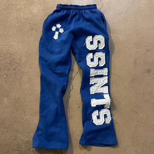 Pantalon de jogging évasé décontracté pour homme, taille élastique, effet empilé, qualité supérieure, design 2025 - Product Image 2