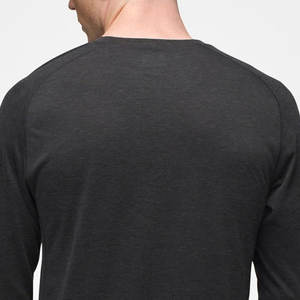 Camiseta de Yoga para Hombre con MOQ Bajo, Lisa, Teñida, con Logotipo Personalizado, Camiseta de Yoga Moderna para Hombre, Ropa Deportiva para Hombre - Product Image 4
