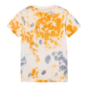 Camiseta Tie Dye para Hombre, Algodón Premium, Cuello Redondo, Manga Corta, con Patrón de Color Personalizado para Moda Casual Urbana - Product Image 4