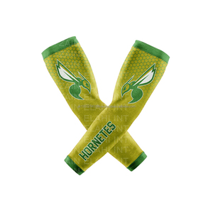 Mangas de compresión unisex personalizadas de poliéster/spandex, transpirables, antibacterianas, tallas grandes, protección UV para correr - Product Image 6