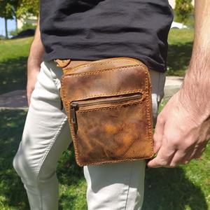 Custom Order Handmade Leather <b>Belt</b> <b>Pouch</b> Thigh Bag Functional Fashion Gift for Him Valentine Day Christmas LLB-0083 - Product Image 5