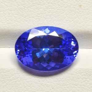 แทนซาไนต์ทรงรีเจียระไนแบบเหลี่ยมคม ขนาด 10x14 มม. น้ำหนัก 6.18 กะรัต คุณภาพเยี่ยม เหมาะสำหรับทำจี้ทองและแหวนเป็นของขวัญ - Product Image 2