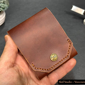 Pochette tactique minimaliste imperméable durable unisexe, porte-cartes fin en microfibre, poche avant, compacte, élégante, pour l'extérieur - Product Image 1