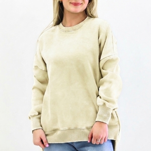 Sudadera de Estilo Urbano para Mujer con Lavado Ácido, Colección Premium de Ropa Urbana con Logotipo Personalizado, Servicios de Fabricación OEM de Marca Privada - Product Image 1
