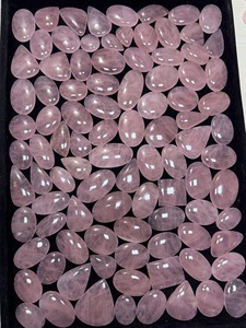 AAA+ Rose <b>Quartz</b> Cabochon Semi Precious Loose Stone for Jewelry Design Handmade Rose <b>Quartz</b> Cabochon High Quality Loose Gemstone - Product Image 1