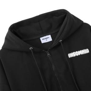 Sudadera con capucha unisex de invierno, corte holgado, fabricada en Vietnam, con cremallera, servicio OEM personalizado, bordado, estampado, teñido liso, estilo streetwear, con letras - Product Image 3
