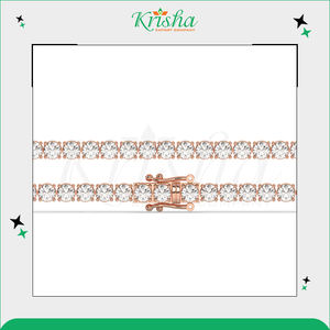 Pulsera de tenis de lujo con diamantes blancos DEF – Diamantes naturales y cultivados en laboratorio a un precio de mercado impresionante de un vendedor de origen indio - Product Image 5