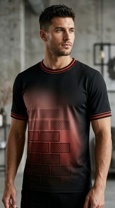 Camiseta deportiva transpirable para hombre, ropa deportiva de secado rápido, camiseta para gimnasio, entrenamiento, fitness, correr, ropa deportiva ligera. - Product Image 5