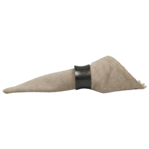 Anneau de serviette en métal fait main avec finition décorative peinte pour hôtel, restaurant ou table à manger à domicile – Support de serviette design - Product Image 6