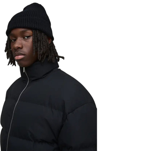 Veste matelassée en vinyle brillant personnalisée pour homme, style tendance urbain, vente chaude, fabrication en gros - Product Image 3