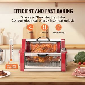 Forno Elettrico da Banco in Acciaio Inossidabile con Girarrosto per Pollo, Macchina per Grigliare Shawarma e Gyro - Product Image 2
