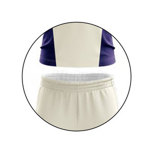 Uniforme de cricket léger et respirant en polyester, prêt pour le jeu, design athlétique, parfait pour les équipes de cricket, entraînement et tournoi - Product Image 5