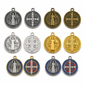 Wholesale Religious Medal for Catholic Rosary and Prayer <b>Beads</b> — Custom Saint or Virgin Mary Zinc Alloy Die Cast, Low MOQ - Product Image 3