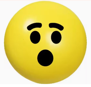 Yellow <b>Exercise</b> Ball with Mickey Mouse Style <b>Face</b> AntiBurst EPP Material for Fitness Training - Product Image 2