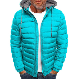 Wholesale Custom <b>Men</b>’s Waterproof Puffer Jacket Plus Size Warm Breathable Quilted Bubble Winter <b>Coat</b> Outdoor <b>Padded</b> Jacket OEM - Product Image 5