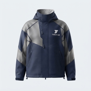 OEM Service Hot Selling Wholesale Rate Quick Dry <b>Men</b> Windbreaker <b>Jacket</b> Zipper Closure Long Sleeves Custom Logo <b>Jacket</b> - Product Image 5