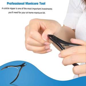Coupe-ongles professionnel en acier inoxydable, lame plate droite, pointe acérée, pour usage adulte, style simple - Product Image 5