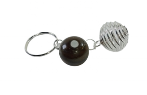 Porte-clés en cristal de haute qualité perles d'oeil de tigre clé Chine pierre naturelle porte-clés de guérison cadeaux pour les femmes porte-clés en gros - Product Image 2