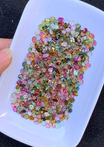 Turmalina Natural de Calidad AAA, Corte Facetado, Gema Disponible en Todos los Tamaños |   Piedras Sueltas Multicolores para la Elaboración de Joyas - Product Image 3