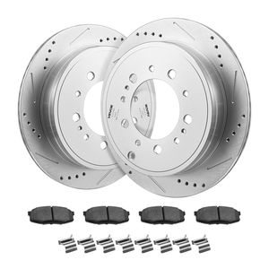 2016-2021 per Toyota Land Cruiser Tuning Kit sistemi di frenatura anteriore e posteriore rotori e pastiglie dei freni in ceramica - Product Image 1