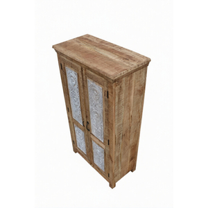 Armario de Madera Maciza de la Mejor Calidad con 2 Puertas y Diseño Tallado a Mano para Dormitorio, Sala de Estar, Bar y Comedor - Product Image 4