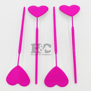 Nouveau miroir en forme de coeur pour Extension de cils miroirs durables solides miroir de cils en acier inoxydable Logo privé emballage de vison - Product Image 4