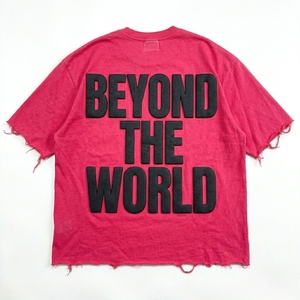 เสื้อยืดคอกลมทรงโอเวอร์ไซส์ลายกราฟิกสไตล์สตรีทแวร์ แขนสั้น ผ้าคอตตอนถัก ทรงวินเทจ ไหล่ตก ทรงหลวม สีซีดจาง - Product Image 5