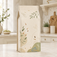 Sacs d'emballage en gros pour l'avoine, pochettes refermables personnalisées imprimées pour l'avoine en flocons, la granola et les produits alimentaires