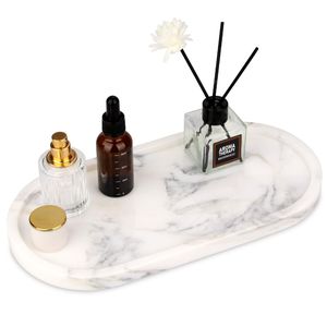 Plateau de table en marbre exclusif avec bords lisses pour centre de table de mariage et décoration d'événements élégants - Product Image 2