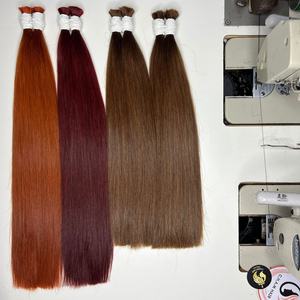 CDYHAIRVN Vente en gros directe d'usine, cheveux humains vierges vietnamiens doublement tirés, non-Remy, donneur unique, lisses naturels, 8-40 pouces - Product Image 3