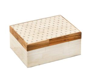 Stylish Design Bone Jewellery <b>Box</b> Luxury Resin Bone Decorative Storage <b>Box</b> Bone Inlay <b>Box</b> home a best selling price - Product Image 1