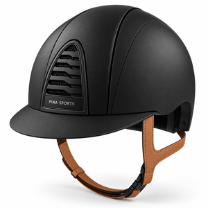 Casco de Polo Fina Sports para Adultos con Visera, Ventilaciones Transpirables y Cierre de Hebilla - Product Image 6