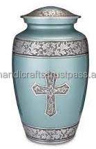 Venta caliente de alta calidad hermoso diseño latón adultos urnas de cremación para cenizas urnas hechas a mano urnas funerarias - Product Image 2