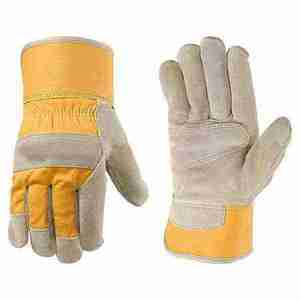 Guantes de Trabajo de Seguridad de Alta Calidad, Alta Visibilidad, Resistentes a Químicos, Antidesgarros, de Secado Rápido, con Doble Palma de Cuero Vacuno - Product Image 1