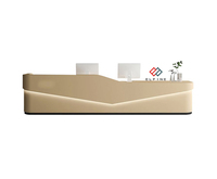 Comptoir d'accueil moderne pour infirmières en marbre de qualité supérieure, dimensions standard, pour hôpital/centre commercial, résistant à l'eau, garantie 10 ans