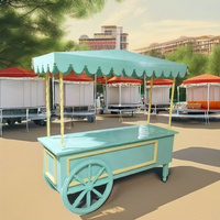 Chariot alimentaire/chariot alimentaire mobile/chariot de nourriture de rue chariot alimentaire portable chariot alimentaire extérieur petit chariot alimentaire chariot alimentaire commercial
