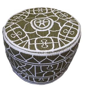 New Arrival Men's Tupi Topi Prayer <b>Cap</b> Muslim <b>Hat</b> in Embroidered Daily Outdoor Use Exported Bangladesh All Seasons - Product Image 1