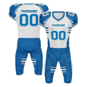 Uniformes de football américain pour adultes, derniers modèles, haute qualité, polyester antibactérien, impression de logo personnalisée, plusieurs designs - Product Image 3