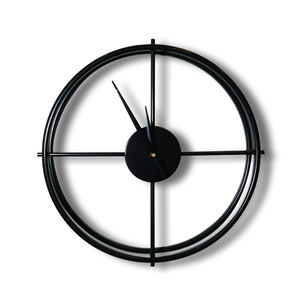 Horloge murale géante moderne en cuivre, aluminium, fer, métal doré, W202, de 16 à 28 pouces - Product Image 2