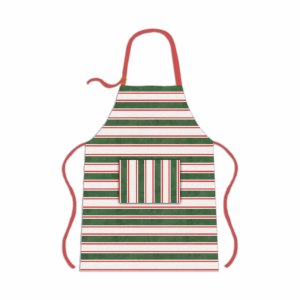 100% Cotton Stripe Design Bib <b>Apron</b> High Quality <b>Apron</b> With Customized Size And Logo <b>Kitchen</b> <b>Apron</b> for Christmas. - Product Image 2