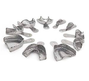 Plateaux d'empreinte dentaire modernes, élégants et légers, en acier inoxydable, tendance du moment, au meilleur prix et de haute qualité - Product Image 2