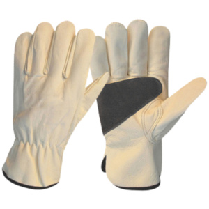 Gants de sécurité en cuir de chèvre lisse renforcé de qualité supérieure, durables, avec dragonne réglable, anti-vibration et antistatiques - Product Image 6